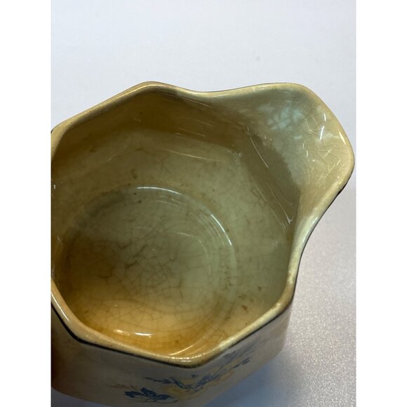 Vintage Homer Laughlin Yellowstone Medieval Rose Creamer Pitcher Handle 1934 - Picture 8 of 10